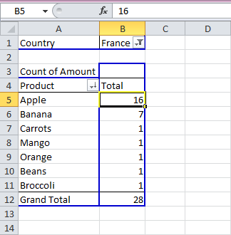 how to make pivot table in mac numbers
